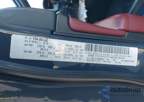 2017 Jeep Grand Cherokee Srt 4X4 из США, поврежденный, VIN 1C4RJFDJ9HC695311